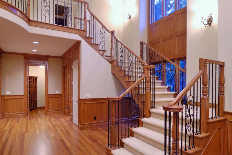 Wooden Staircase Bracings
