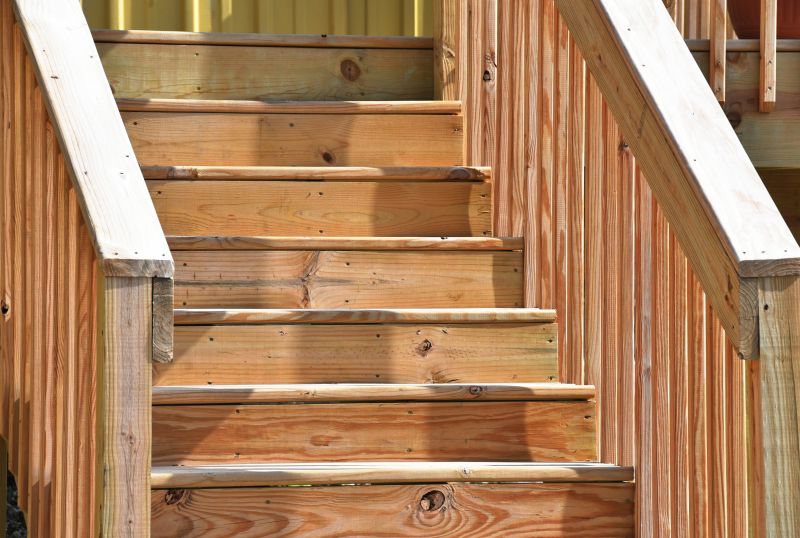 Wooden Staircase Bracings